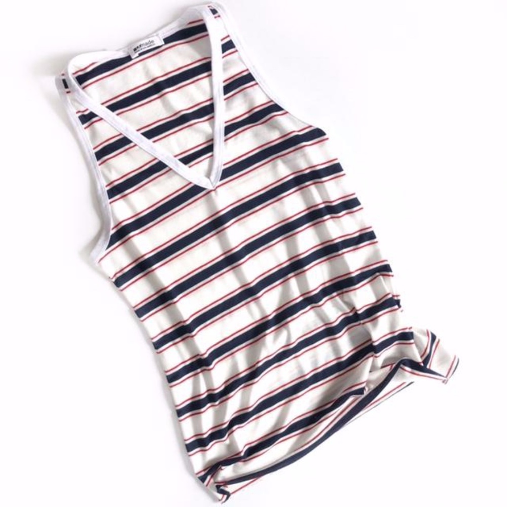 LA Made Wilshire 2 Stripe Tank